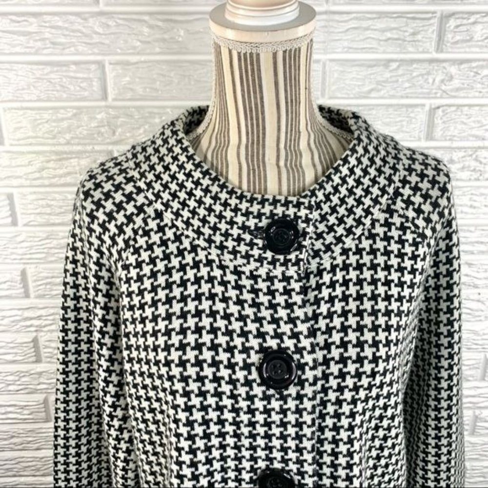 Chadwick’s Black & White Wool Blend Jacket - Picture 2 of 6